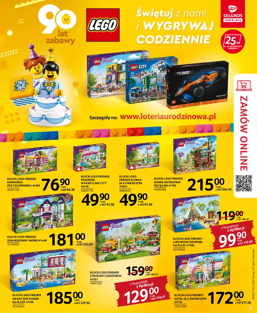 Gazetka promocyjna Selgros - Katalog Dzień Dziecka - ważna 19.05 do 01.06.2022 - strona 3 - produkty: Domek na drzewie, Klocki, LEGO, LEGO Friends