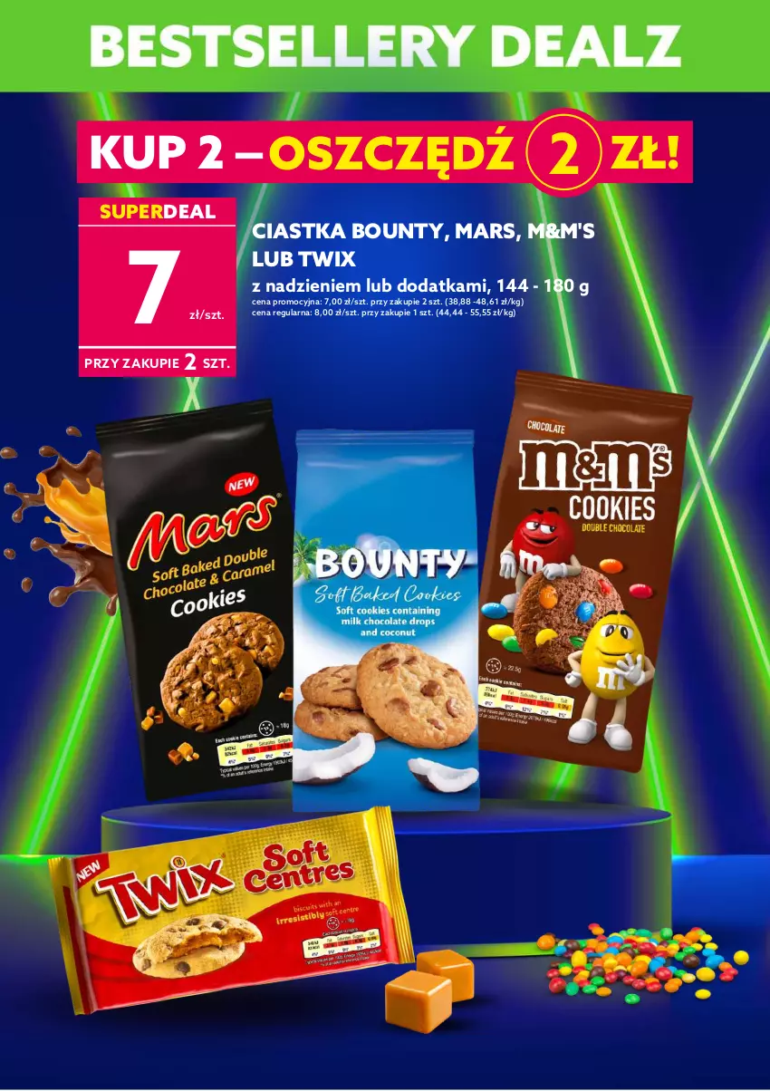 Gazetka promocyjna Dealz - ✨FESTIWAL MEGA OFERT!✨ - ważna 01.03 do 08.03.2023 - strona 6 - produkty: Bounty, Ciastka, Mars, Twix