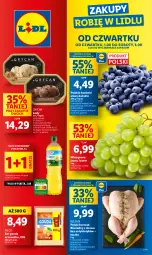 Gazetka promocyjna Lidl - GAZETKA - Gazetka - ważna od 03.08 do 03.08.2024 - strona 1 - produkty: Kurczak, Ser, Gry, Gra, Kawa, Tusz, Wazon, Lody, Pilos, Winogrona, Olej rzepakowy, Gouda, Wino, Olej