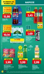 Gazetka promocyjna Lidl - GAZETKA - Gazetka - ważna od 03.08 do 03.08.2024 - strona 30 - produkty: Pur, Mus, Napój energetyczny, Lemoniada, Ice tea, Ananas, Kawa, Napoje, LANA, Pepsi, Oshee, Woda, Mango, Napój, Liczi, Kokos