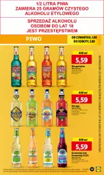 Gazetka promocyjna Lidl - GAZETKA - Gazetka - ważna od 03.08 do 03.08.2024 - strona 31 - produkty: Piwo, Gin, Somersby, Desperados, Lack, Mango, Melon