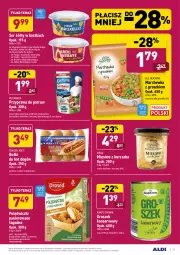 Gazetka promocyjna Aldi - ALE! CENA - Gazetka - ważna od 06.02 do 06.02.2021 - strona 21 - produkty: Kurczak, All Seasons, Marchewka, Ser, Mus, Hot dog, Kucharek, Mięsiwo z kurczaka, Tera, King’s Crown, Bułki do hot dogów, Gouda, Przyprawa do potraw, Mięso, Groszek, Polędwiczki panierowane