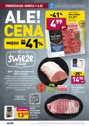 Gazetka promocyjna Aldi - ALE! CENA - Gazetka - ważna od 06.02 do 06.02.2021 - strona 4 - produkty: Piec, Mięso mielone, Mięsne specjały, Lodówka, Tera, Szynka, Mięso wieprzowe, Mięso
