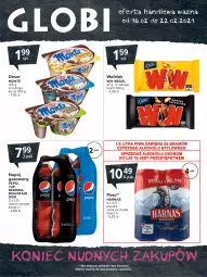 Gazetka promocyjna Carrefour - Gazetka Globi - Gazetka - ważna od 22.02 do 22.02.2021 - strona 2 - produkty: Piwa, Piwo, Ser, Gra, 7up, Mirinda, Wafelek, Kosz, Pepsi, Napój gazowany, Deser, Harnaś, Napój, Monte