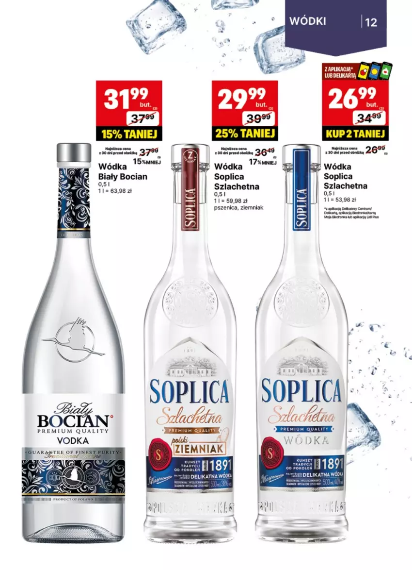 Gazetka promocyjna Delikatesy Centrum - Delibarek DC26-DC27 - ważna 23.06 do 06.07.2025 - strona 12 - produkty: Biały Bocian, Orka, Rum, Soplica, Wódka