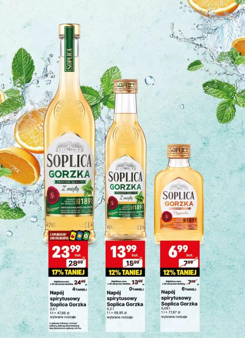 Gazetka promocyjna Delikatesy Centrum - Delibarek DC26-DC27 - ważna 23.06 do 06.07.2025 - strona 7 - produkty: Napój, Soplica