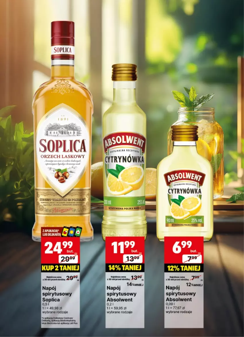 Gazetka promocyjna Delikatesy Centrum - Delibarek DC26-DC27 - ważna 23.06 do 06.07.2025 - strona 9 - produkty: Napój, Soplica