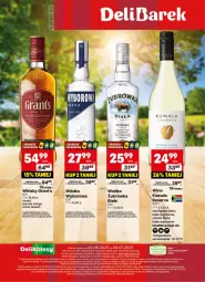 Gazetka promocyjna Delikatesy Centrum - Delibarek DC26-DC27 - Gazetka - ważna od 06.07 do 06.07.2025 - strona 1 - produkty: Ser, Rum, Gra, Sauvignon Blanc, Wódka, Whisky, Wyborowa, Wino, Grant's