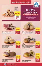 Gazetka promocyjna Aldi - Oferta na tłusty czwartek - Gazetka - ważna od 14.02 do 14.02.2026 - strona 1 - produkty: Pączek, Ser, Cukier, Róża, Faworki, Mascarpone, Cappuccino, Donut, Fa