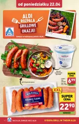 Gazetka promocyjna Aldi - Pełna oferta - Gazetka - ważna od 28.04 do 28.04.2024 - strona 14 - produkty: Piątnica, Jogurt, Grill, Kiełbasa, Kiełbasa śląska, Fa