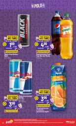 Gazetka promocyjna PoloMarket - Gazetka pomocyjna - Gazetka - ważna od 23.01 do 23.01.2024 - strona 20 - produkty: Sok pomarańczowy, Sok, Pepsi max, Red Bull, Mirinda, Lack, Pepsi, Napój gazowany, Napój, Ogród