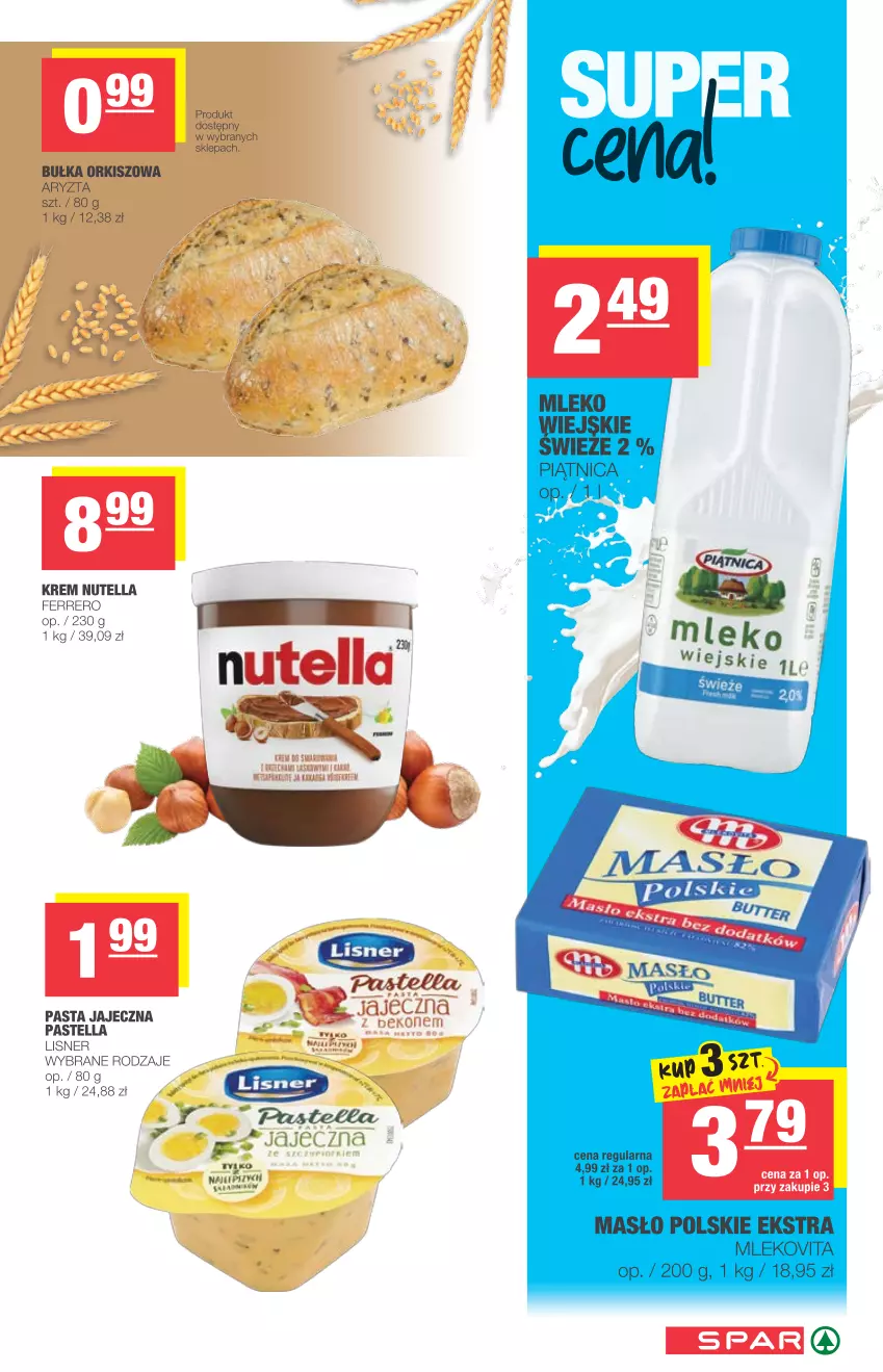 Gazetka promocyjna Spar - Spar - ważna 07.04 do 13.04.2021 - strona 3 - produkty: Ferrero, Lisner, Nutella, Sos