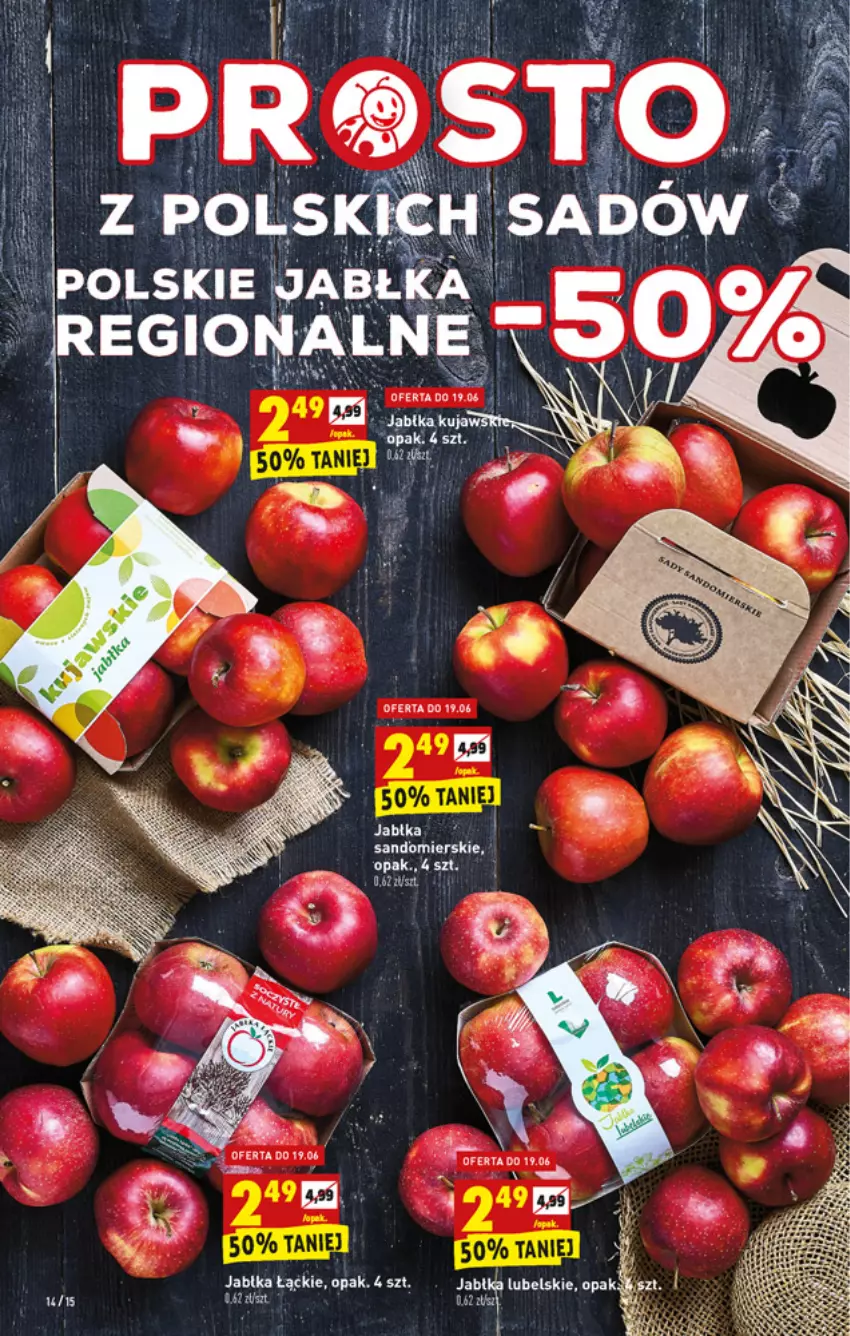Gazetka promocyjna Biedronka - W tym tygodniu PN - ważna 17.06 do 23.06.2021 - strona 14 - produkty: Jabłka