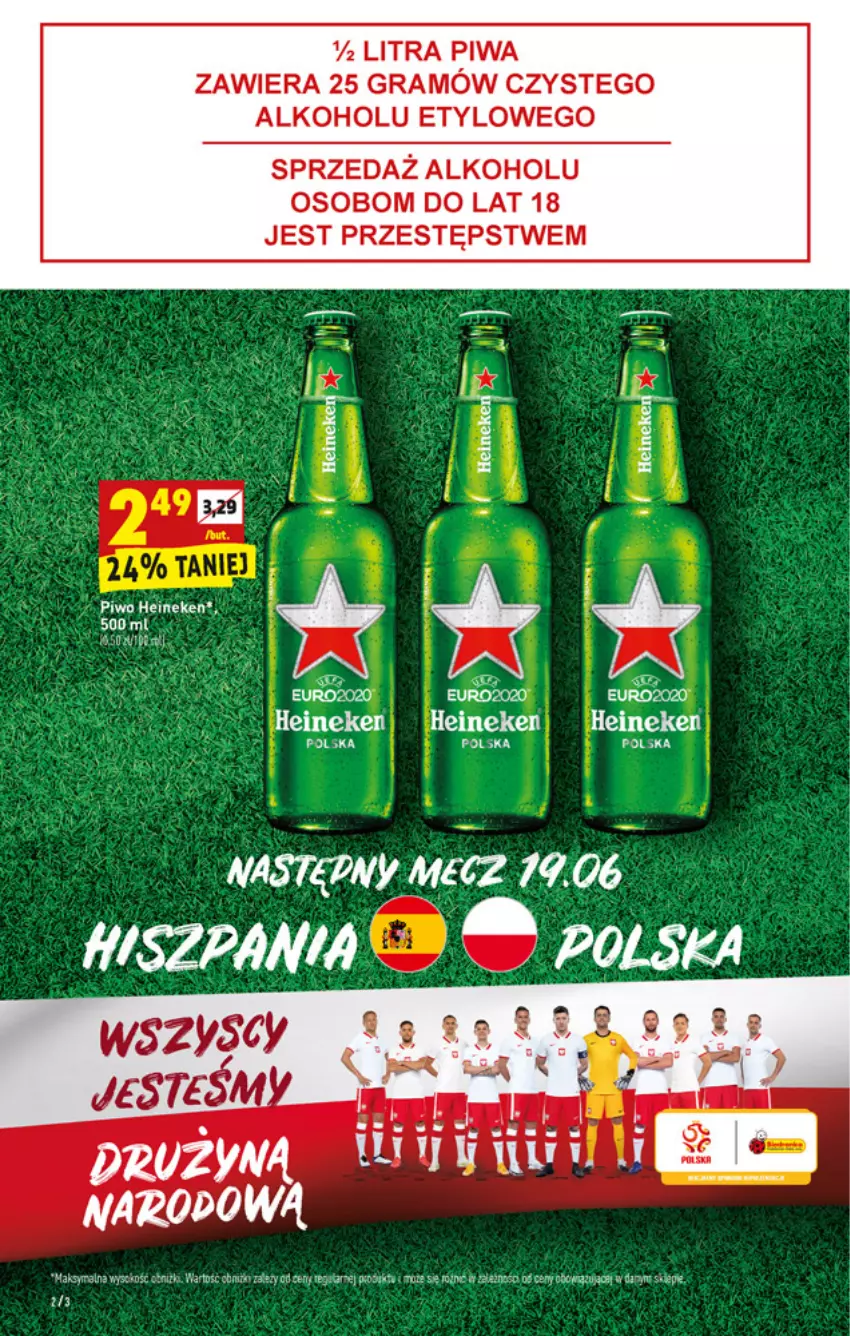 Gazetka promocyjna Biedronka - W tym tygodniu PN - ważna 17.06 do 23.06.2021 - strona 2 - produkty: Gra, Heineken, LG, Piwa