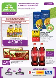 Gazetka promocyjna Stokrotka - Stokrotka Express - Gazetka - ważna od 26.10 do 26.10.2022 - strona 1 - produkty: Piwo, Lubella, Makaron, Ser, Por, Bell, Coca-Cola, Desperados, Bella, Napój