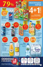 Gazetka promocyjna Delikatesy Centrum - Gazetka DC28 - Gazetka - ważna od 27.07 do 27.07.2022 - strona 21 - produkty: Sok, Mus, Gin, Pepsi max, Mirinda, Pepsi, Schweppes, Limonka, Kubuś, Woda, Mango, Napój, Nektar, Grejpfrut, Hortex, Fa