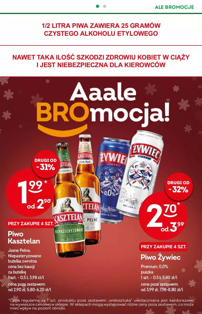 Gazetka promocyjna Żabka - ważna 22.12.2021 do 04.01.2022 - strona 4 - produkty: Gra, Kasztelan, Piec, Piwa, Piwo