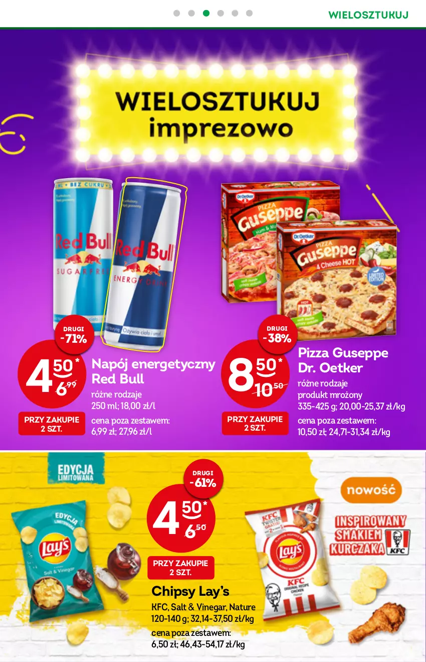 Gazetka promocyjna Żabka - ważna 22.12.2021 do 04.01.2022 - strona 8 - produkty: Chipsy, Dr. Oetker, Lay’s, Napój, Napój energetyczny, Pizza, Red Bull