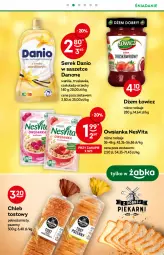 Gazetka promocyjna Żabka - Gazetka - ważna od 04.01 do 04.01.2022 - strona 38 - produkty: Ser, Danone, Dżem, Serek, Owsianka, Czekolada, Chleb tostowy, Danio, Chleb