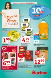 Gazetka promocyjna Auchan - Rysują się cenowe okazje Moje Auchan - Gazetka - ważna od 11.08 do 11.08.2021 - strona 1 - produkty: Prymat, Kawa rozpuszczalna, Sok, Sałata lodowa, Zupa, Kawa, Sałat, Jacobs, Wosana, Grill