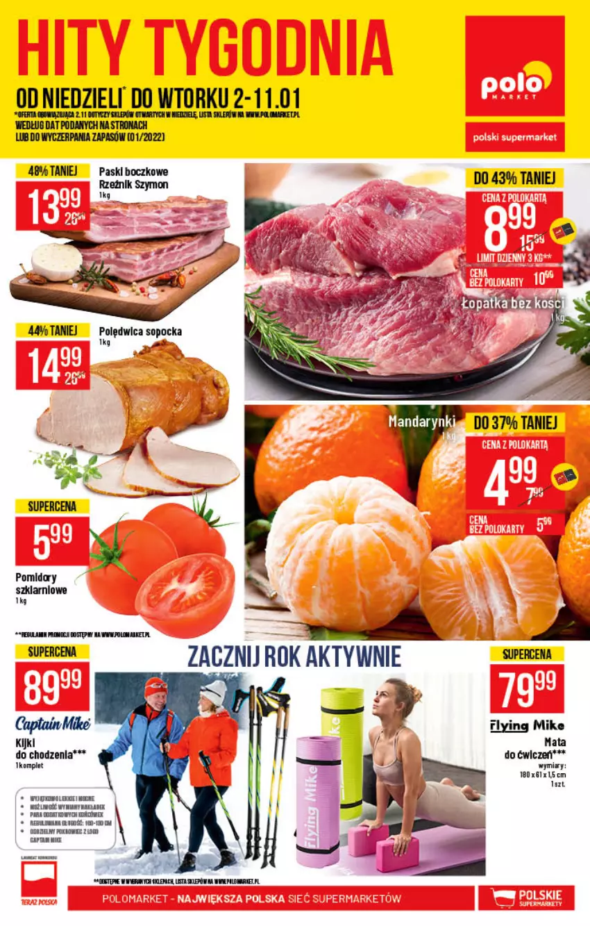 Gazetka promocyjna PoloMarket - Gazetka pomocyjna - ważna 02.01 do 11.01.2022 - strona 1 - produkty: Polędwica, Pomidory