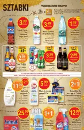 Gazetka promocyjna Delikatesy Centrum - Gazetka DC39 - Gazetka - ważna od 12.10 do 12.10.2022 - strona 35 - produkty: Piwo, Por, Pur, Gin, Gra, 7up, Pepsi max, Finish, Tablet, Płyn nabłyszczający, Mirinda, Kawa, Kosz, Tyskie, Cillit Bang, Dove, Pepsi, Limonka, Płyn do mycia, Zmywarki, Woda, Karmi, Napój, Mięta