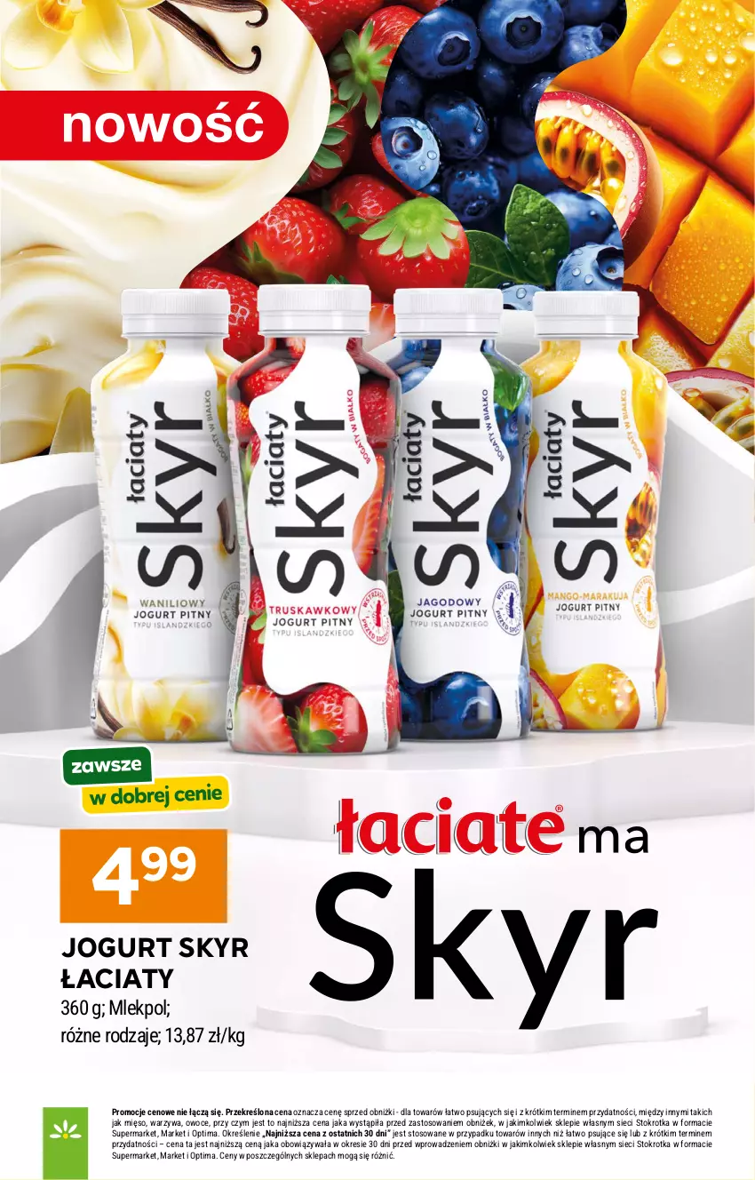 Gazetka promocyjna Stokrotka - Supermarket - ważna 07.05 do 13.05.2026 - strona 15 - produkty: Jogurt, Mięso, Optima, Owoce, Warzywa
