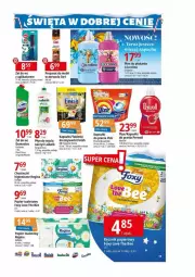 Gazetka promocyjna E Leclerc - Gazetka - ważna od 23.12 do 23.12.2023 - strona 11 - produkty: Domestos, Gin, Coccolino, Papier, Finish, Tablet, Papier toaletowy, Rolki, Chusteczki, Foxy, Płyn do mycia