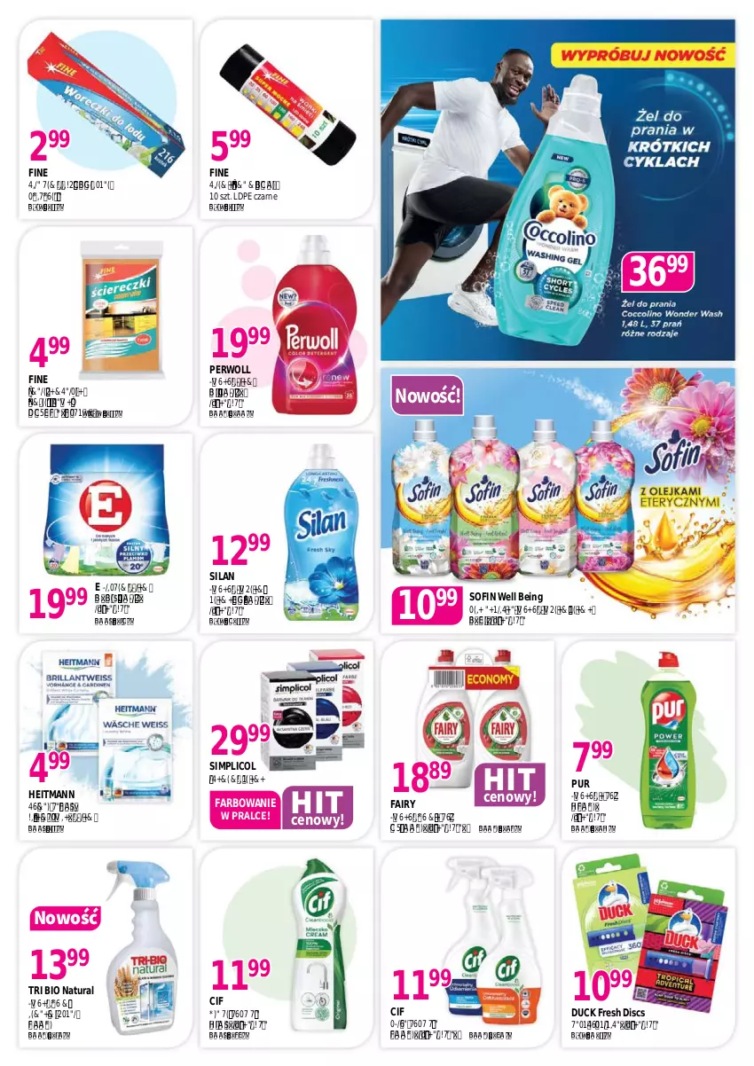 Gazetka promocyjna Drogerie Polskie - Gazetka - ważna 09.05 do 31.05.2025 - strona 8 - produkty: Cif, Duck, Fa, Fairy, Perwoll, Pur, Silan, Simplic, Stek