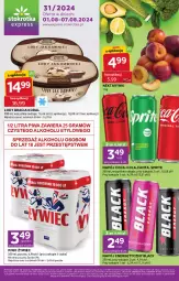 Gazetka promocyjna Stokrotka - Stokrotka Express - Gazetka - ważna od 07.07 do 07.07.2024 - strona 1 - produkty: Piwa, Piwo, Warzywa, Gra, Napój energetyczny, Coca-Cola, Lody, Lack, Fanta, Owoce, Sprite, Napój, Mięso, Fa