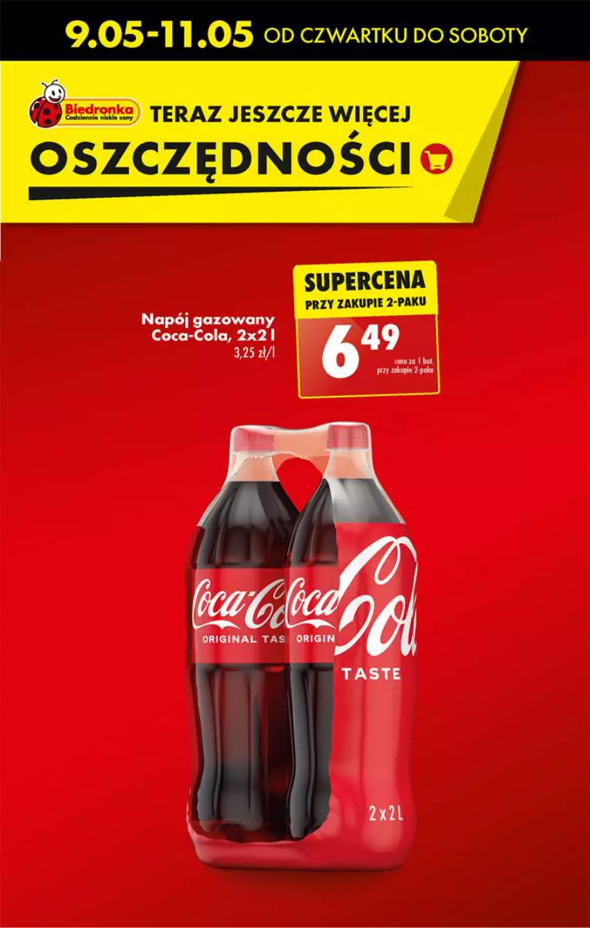 Gazetka promocyjna Biedronka - od Czwartku - ważna 09.05 do 15.05.2024 - strona 11 - produkty: Coca-Cola