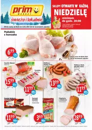 Gazetka promocyjna Prim Market - Gazetka - Gazetka - ważna od 12.01 do 12.01.2022 - strona 1 - produkty: Kurczak, Polędwica, Sok, Sokołów, Pekpol, Parówki, Pasztet, Szynka, Kiełbasa biała, Kiełbasa