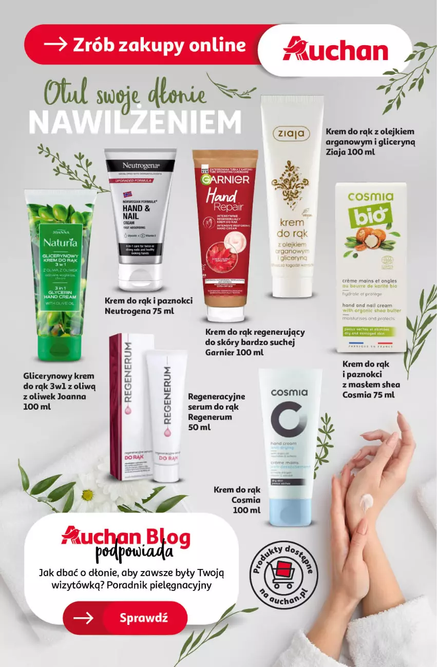 Gazetka promocyjna Auchan - Pewność Niskich Cen Hipermarket - ważna 21.11 do 27.11.2024 - strona 45 - produkty: Fa, Garnier, Joanna, Krem do rąk, Neutrogena, Olej, Por, Rum, Ser, Serum, Ziaja