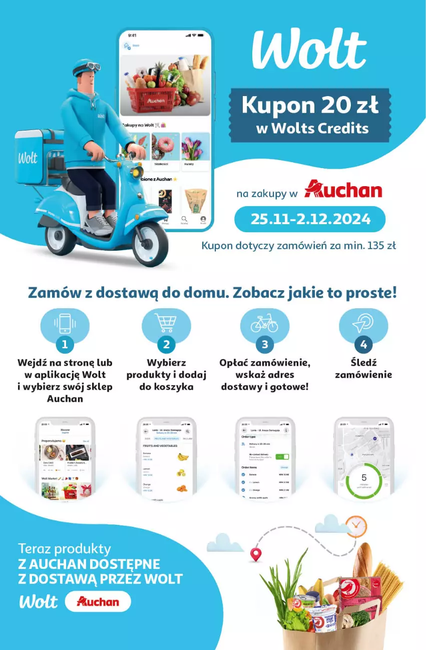 Gazetka promocyjna Auchan - Pewność Niskich Cen Hipermarket - ważna 21.11 do 27.11.2024 - strona 47 - produkty: Dres, Kosz