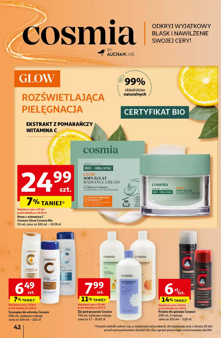 Gazetka promocyjna Auchan - Pewność Niskich Cen Hipermarket - ważna 21.11 do 27.11.2024 - strona 48 - produkty: Eclat, Pianka do golenia, Szampon