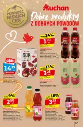 Gazetka promocyjna Auchan - Pewność Niskich Cen Hipermarket - Gazetka - ważna od 27.11 do 27.11.2024 - strona 19 - produkty: Sok, Gra, Granat, Ice tea, Sok jabłkowy, Smoothie, Napój niegazowany, Mango, Napój