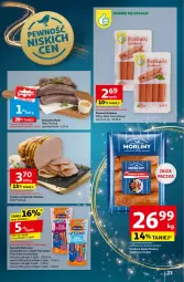 Gazetka promocyjna Auchan - Pewność Niskich Cen Hipermarket - Gazetka - ważna od 27.11 do 27.11.2024 - strona 25 - produkty: Kurczak, Gry, Parówki, Duda, Szynka, Tarczyński, Morliny, Kaszanka, Kabanos, Kasza, Kiełbasa, Kiełbasa śląska