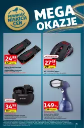 Gazetka promocyjna Auchan - Pewność Niskich Cen Hipermarket - Gazetka - ważna od 27.11 do 27.11.2024 - strona 5 - produkty: Sos, Acer, Pendrive, Słuchawki, Mikrofon, Cars, LANA, Słuchawki bezprzewodowe, Mysz, Zelmer, Parownica