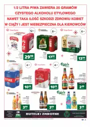 Gazetka promocyjna Carrefour - Gazetka Carrefour - Gazetka - ważna od 12.12 do 12.12.2021 - strona 21 - produkty: Piwa, Piwo, Piec, Gra, Namysłów, Kasztelan, Tyskie, Warka, Carlsberg