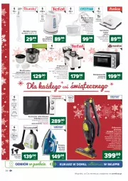 Gazetka promocyjna Carrefour - Gazetka Carrefour - Gazetka - ważna od 12.12 do 12.12.2021 - strona 34 - produkty: Toshiba, Mikser z misą, Odkurzacz, Top, Ser, Gra, Blender ręczny, Blender, Czajnik, Termos, Szczotka, Kosz, Toster, Mikser, Tefal, Minipiekarnik, Kuchenka mikrofalowa, Zelmer, Piekarnik, Amica, Grill, Orka, Fa