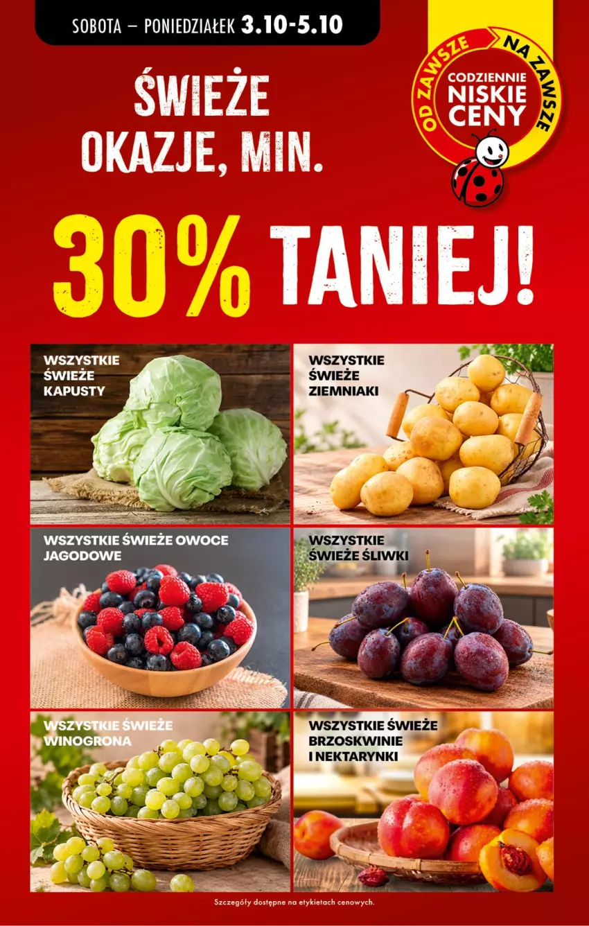 Gazetka promocyjna Biedronka - Od Poniedziałku - ważna 05.10 do 07.10.2026 - strona 22 - produkty: Brzoskwinie, Nektar, Owoce, Ziemniaki