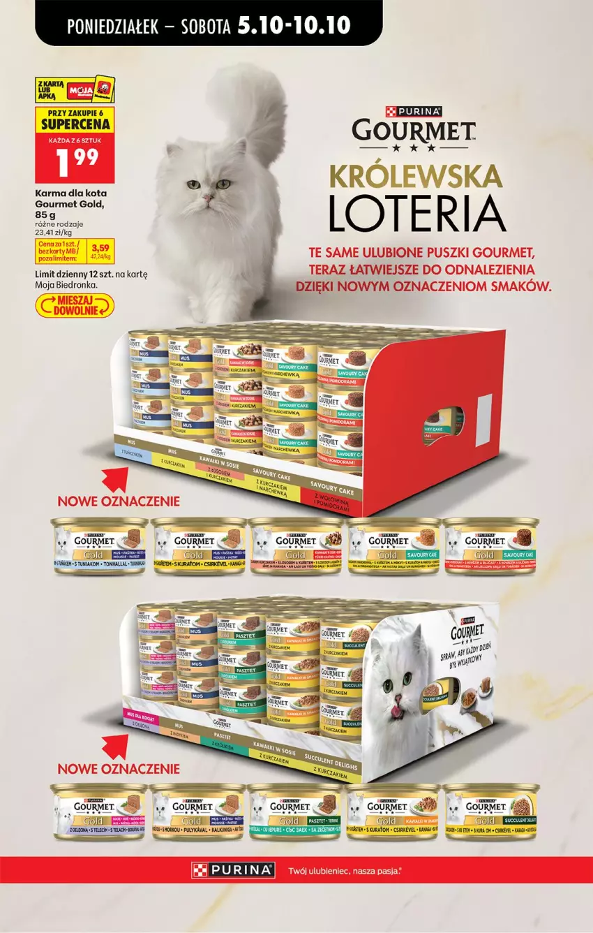 Gazetka promocyjna Biedronka - Od Poniedziałku - ważna 05.10 do 07.10.2026 - strona 85 - produkty: Gin, Gourmet Gold, Kaki, Sos