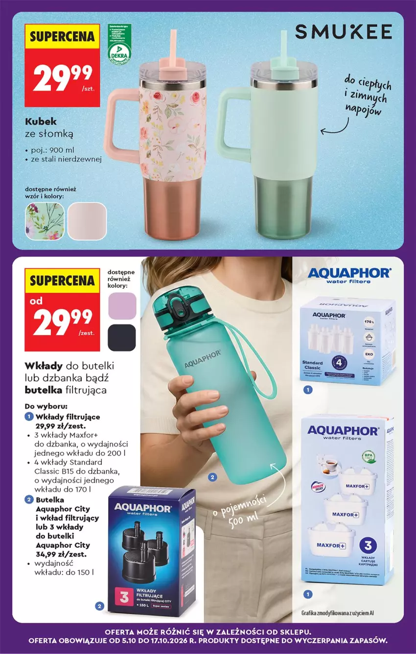Gazetka promocyjna Biedronka - Od Poniedziałku - ważna 05.10 do 07.10.2026 - strona 88 - produkty: Aquaphor, Gra, Grafika, Kubek, Tera, Wkład filtrujący