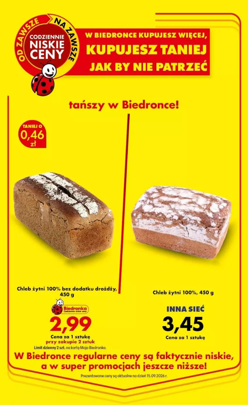 Gazetka promocyjna Biedronka - Od Poniedziałku - ważna 05.10 do 07.10.2026 - strona 92 - produkty: Chleb, Fa
