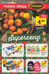 Gazetka promocyjna Arhelan - Gazetka - Gazetka - ważna od 12.12 do 12.12.2021 - strona 1 - produkty: Płyn do prania, Ser, Mus, Zott, Czekolada, Tymbark, Delicje, Perwoll, Deser, Mango, Monte
