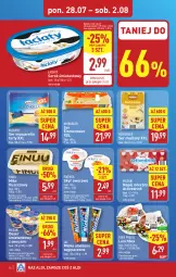Gazetka promocyjna Aldi - Pełna oferta - Gazetka - ważna od 02.08 do 02.08.2025 - strona 10 - produkty: Mozzarella, Ser, Hofburger, Piątnica, Serek, Burger, Napój mleczny, Miks tłuszczowy, Deser, Finuu, Napój, Emmental, Mleko