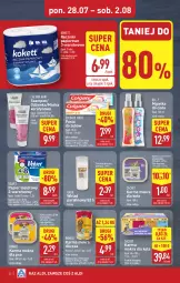 Gazetka promocyjna Aldi - Pełna oferta - Gazetka - ważna od 02.08 do 02.08.2025 - strona 22 - produkty: Colgate Total, Papier, Pasta do zębów, Papier toaletowy, Velvet, Ręcznik, Rolki, Szampon, Odżywka, Ręczniki papierowe, Colgate, Maska, LG