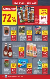 Gazetka promocyjna Aldi - Pełna oferta - Gazetka - ważna od 02.08 do 02.08.2025 - strona 34 - produkty: Ketchup, All Seasons, Cheddar, Sok, Ser, Gra, Płyn do płukania jamy ustnej, Listerine, Finish, Korniszony, Kindziuk, Tablet, Chipsy, Golden Seafood, Płyn do płukania, Crunchips, Lorenz, Zmywarki, Tabletki do zmywarki, Heinz