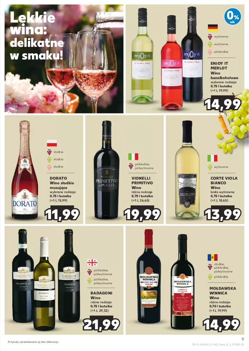 Gazetka promocyjna Kaufland - Barek Kauflandu - ważna 02.05 do 15.05.2024 - strona 9 - produkty: Merlot, Mus, Wino, Wino bezalkoholowe, Wino białe