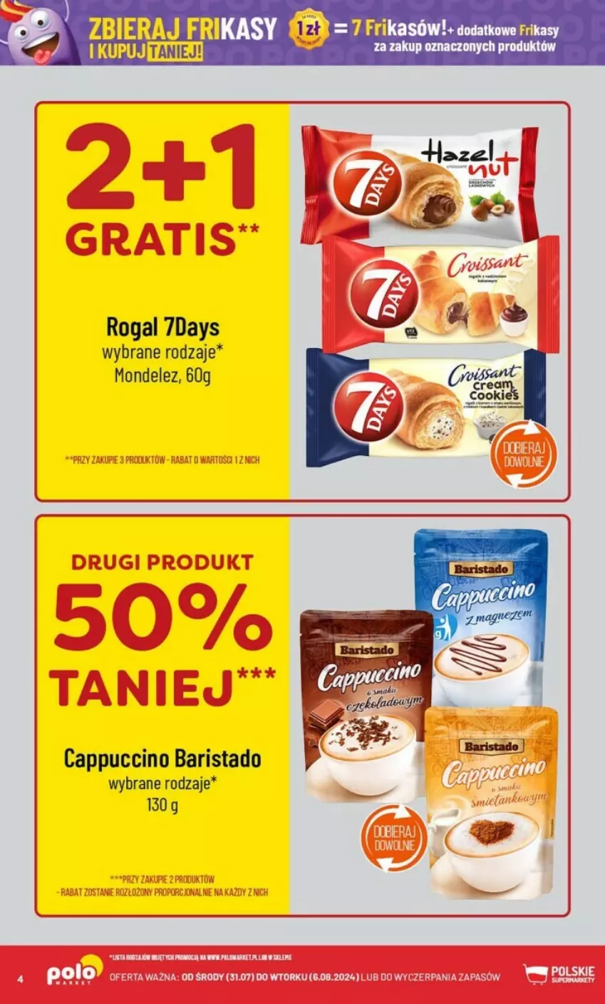 Gazetka promocyjna PoloMarket - ważna 31.07 do 06.08.2024 - strona 34 - produkty: Cappuccino, Rogal